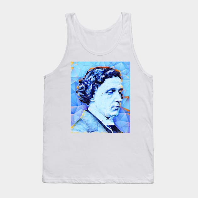 Lewis Carroll Portrait | Lewis Carroll Artwork | Lewis Carroll Painting 10 Tank Top by JustLit